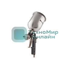 Краскопульт пневматический Matrix краскораспылитель пневмат. с верхним бачком v= 0.6л + сопла