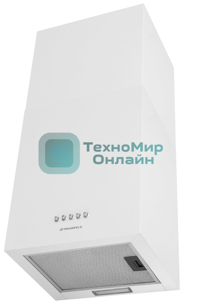 Вытяжка пристенная островная Maunfeld Box Push 40 белый, 40 см, 1000 куб. м/ч, 60 дБ