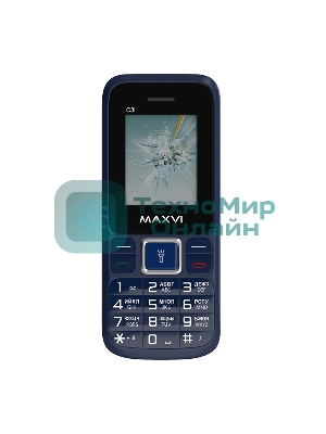 Мобильный телефон Maxvi C3i маренго