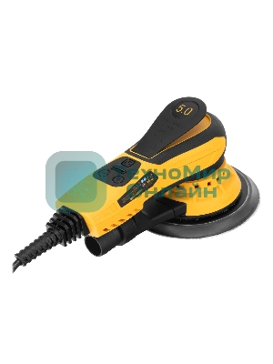 Эксцентриковая шлифовальная машина бесщеточная Denzel OS-150-BL, 350 Вт, 4000-10000 об/мин