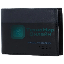 Кошелек мужской Piquadro Urban PU1392UB00R/NGR черный/серый натур.кожа