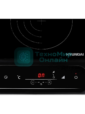 Плита настольная электрическая Hyundai HYC-0107 черный стеклокерамика (настольная)