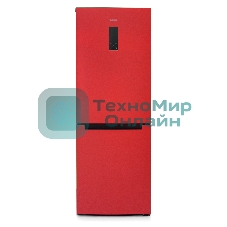 Холодильник Бирюса B-H920NF красный двухкамерный 210/100 л морозилка снизу, No Frost