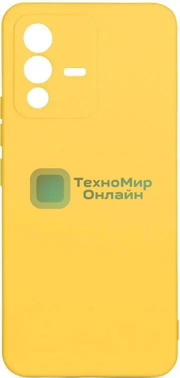 Чехол (клип-кейс) DF vCase-07 для Vivo V23 желтый