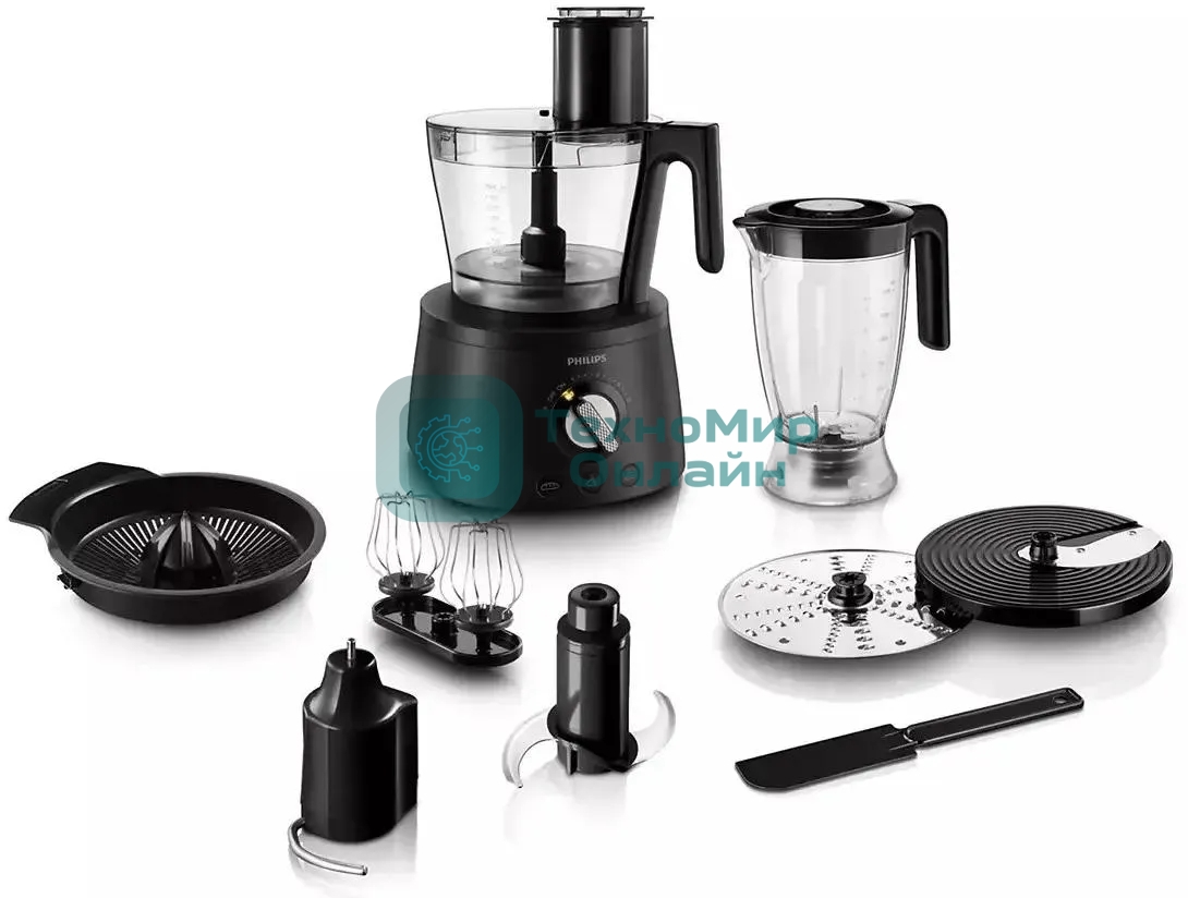 Кухонный комбайн Philips HR7776/90 1300Вт черный