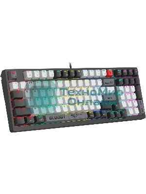 Клавиатура беспроводная механическая A4Tech Bloody WS98 USB черный/серый (WS98)