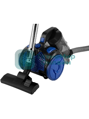 Пылесос Starwind SCV2555 черный/синий, 400/2500 Вт, уборка сухая, пылесборник контейнер 3 л