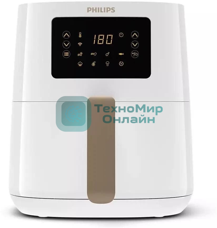 Аэрогриль Philips HD9255/30 белый, 1400 Вт, 4.1 л, сенсор, 7 программ
