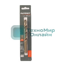 Сверло PATRIOT EXPERT по металлу, Р6М5К5, 10,0 мм, 1 шт в блистере