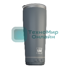 Термокружка с портативной колонкой Soundmax SM-TC001 серый