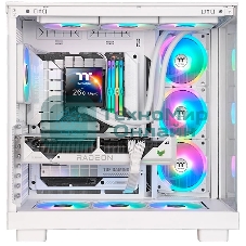 Система жидкостного охлаждения Thermaltake MAGFloe 360 Ultra Snow ARGB Soc-AM5/AM4/1200/1700/1851 белый 4-pin 30.6dB Al+Cu LCD Ret (CL-W433-PL12SW-A)