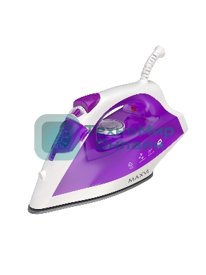 Утюг Maxvi SI1801 белый/фиолетовый