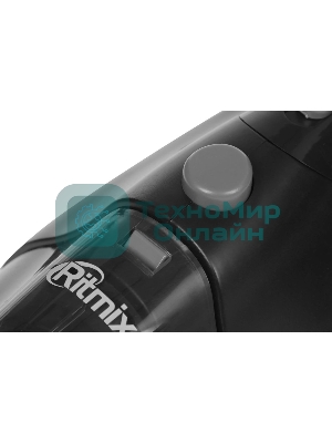 Пылесос ручной Ritmix CVC-003 черный/серый, 70 Вт, уборка сухая, пылесборник контейнер 0.32 л