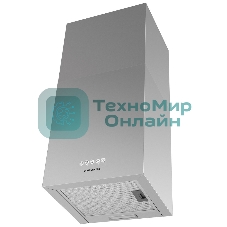 Вытяжка пристенная островная Maunfeld Box Push 40 нержавеющая сталь, 40 см, 1000 куб. м/ч, 60 дБ