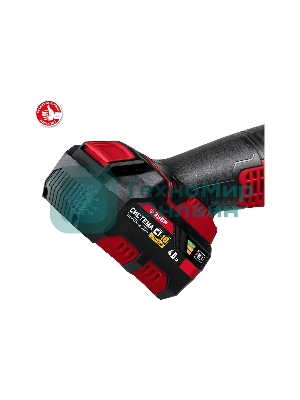 Угловая шлифовальная машина ЗУБР 18В, 1 АКБ (4Ач), в кейсе. УШМ-18-125-41