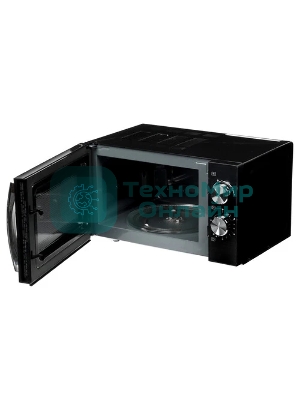 Микроволновая печь Hyundai HYM-M2050 черный, 20 л, 700 Вт, переключатели - поворотный механизм