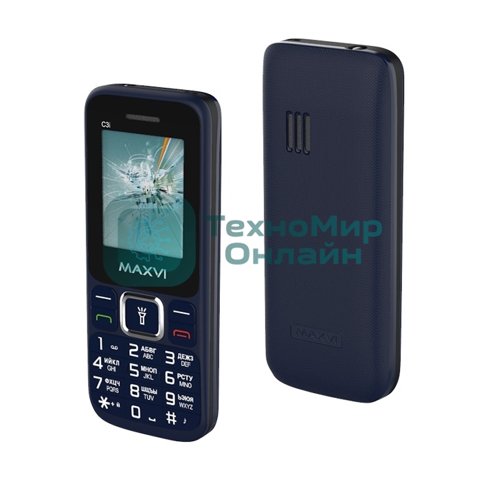 Мобильный телефон Maxvi C3i маренго