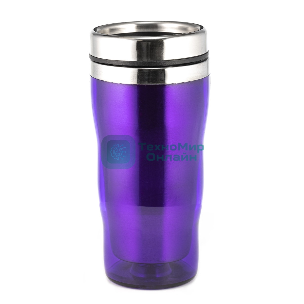 Термокружка Lara LR04-36 0,5 л, высота 18 см, диаметр 8 см, стальная внутренняя поверхность