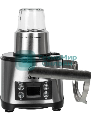 Кухонный комбайн Kitfort KT-1395 800Вт серебристый/черный
