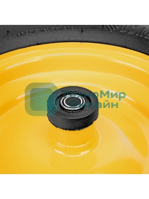 Колесо пневматическое бескамерное Denzel 16х4.00-8 D410мм, d20мм, длина оси 104мм