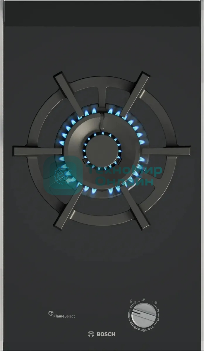 Газовая варочная поверхность Bosch PRA3A6I10 черный