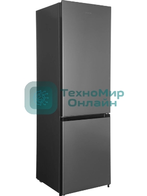 Холодильник Gorenje RK4181PS4 нержавеющая сталь двухкамерный 198/66л морозилка снизу, капельная система