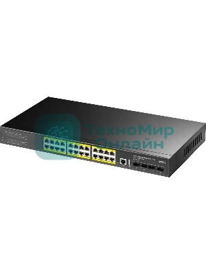 Коммутатор Cudy GS5024PS4 (L3) 24x1Gbит/с 4SFP+ 24PoE+ 400W управляемый