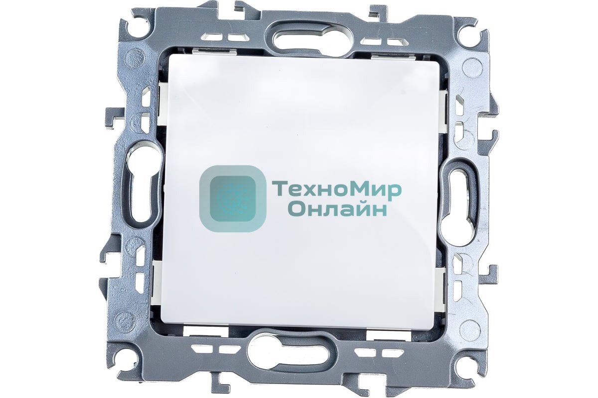 Выключатель ЭРА 12-1101-01, 10АХ-250В, IP20, белый (10/100/2800)