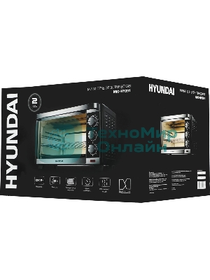 Мини-печь Hyundai MIO-HY091 20 л, 1380 Вт, черный