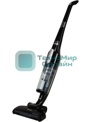 Пылесос вертикальный Tefal TY6545RH черный, питание от аккумулятора, уборка сухая, пылесборник 0.65 л