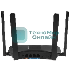 Роутер Dahua DH-MR403/до 300 Мбит/2,4 ГГц/1 порт WAN/3 порта LAN/слот для SIM-карты/черный (DH-MR403)