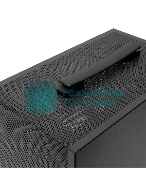 Компьютерный корпус без блока питания Case HSPD M211, Mesh Mini-tower, Black, TG, 0.7 SPCC, no fans,mATX, mITX, 175/330/150мм, 2x2.5