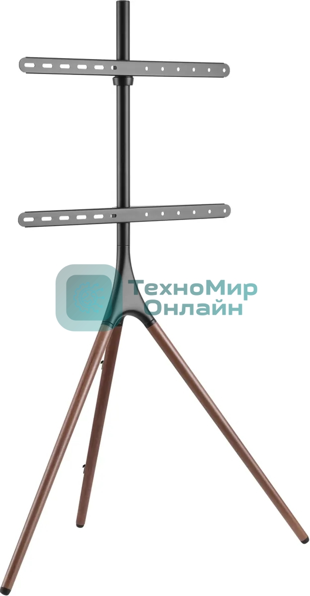 Подставка для телевизора Cactus CS-ST1246BKWN черный/орех, 45