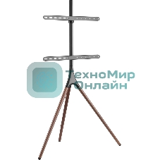 Подставка для телевизора Cactus CS-ST1246BKWN черный/орех, 45