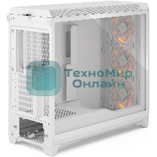 Корпус Fractal Design Meshify 3 XL White RGB TG Clear Tint, Midi-Tower, белый, 3 x 140 мм