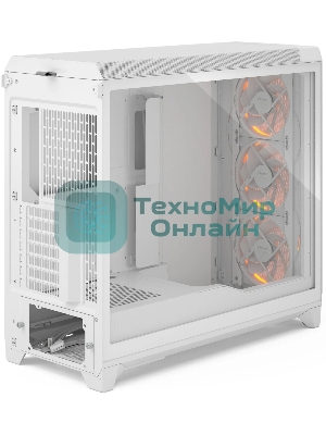 Корпус Fractal Design Meshify 3 XL White RGB TG Clear Tint, Midi-Tower, белый, 3 x 140 мм