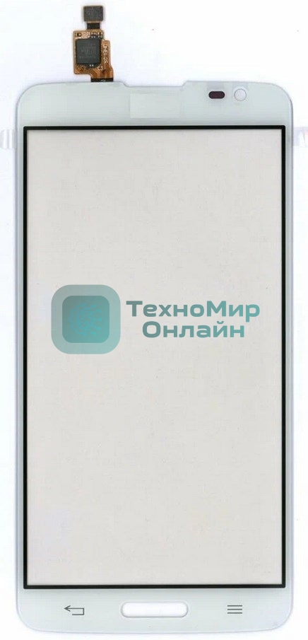 Сенсорное стекло (тачскрин) для LG G PRO LITE D680 D684, белое