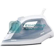 Утюг Centek CT-2308 белый, 2800 Вт, 50 г/мин, 190 г/мин, 300 мл