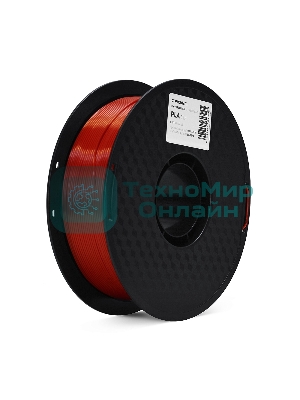 Филамент Crown Micro CM-FILPLAS003R PLA Silk 1.75 1кг красный