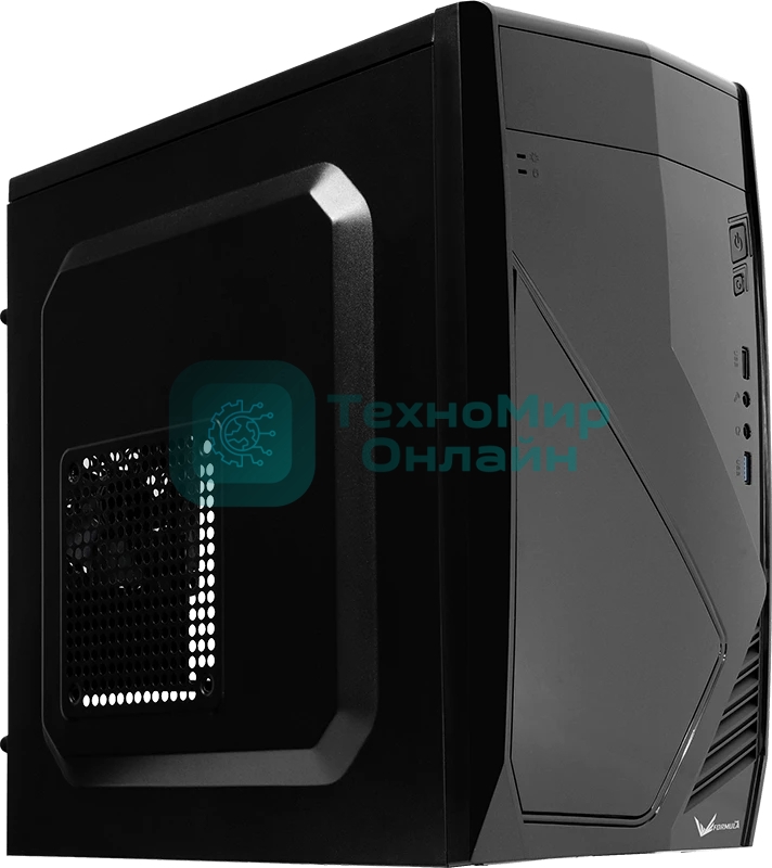 Компьютерный корпус Aerocool/Formula Cs-102 (mATX, без БП, 1x USB3.0, 1x USB2.0) черный