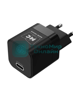 Сетевое зарядное устройство MORE CHOICE (4620202555847) NC86a 1Type-C 3.0A PD 20W для Type-C Type-C, черный