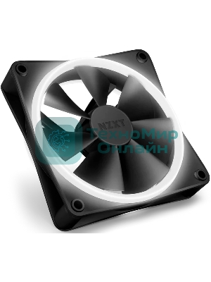 Вентилятор для корпуса Case Cooler NZXT F120 RGb DUO Triple Pack (120x120x25мм, 4-pin PWM, RGb, 48.58CFM, 29dBA, 1800RPM, белый, 3pcs)