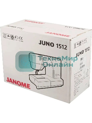 Швейная машина Janome Juno 1512 белый