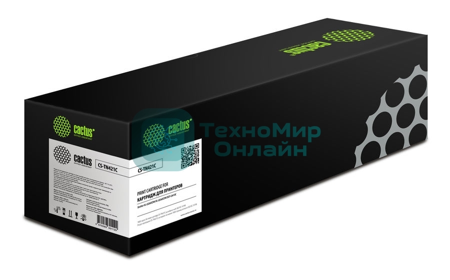 Картридж лазерный Cactus CS-TN421C голубой (1800 стр.) для Brother HL-L8260CDW/HL-L8360CDW/DCP-L8410CDW/MFC-L8690CDW/MFC-L8900CDW