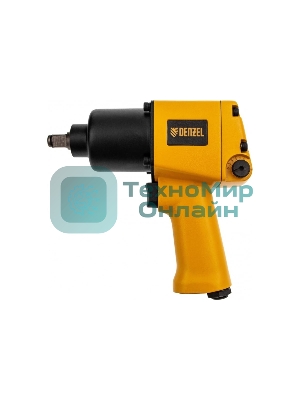 Ударный пневмогайковерт Denzel IW860+набор головок, 1/2