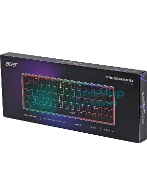 Клавиатура проводная Acer OKW302 (ZL.KBDCC.01C), USB, серебристый