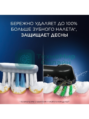 Набор электрических зубных щеток Oral-B Pro Series 1 бирюзовый/черный