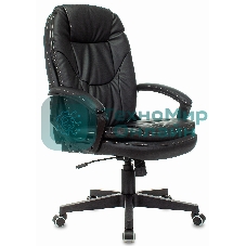 Кресло Бюрократ CH-868N Leather Venge черный, экокожа