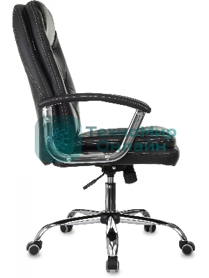 Кресло Бюрократ CH-868SL черный, экокожа