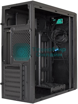 Компьютерный корпус Miditower ExeGate XP-333U-UNS450 (ATX, БП UNS450 с вент. 12см, 1хUSB/2хUSB 3.0, аудио, черный)